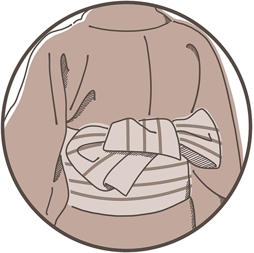 半幅帯(リボン)